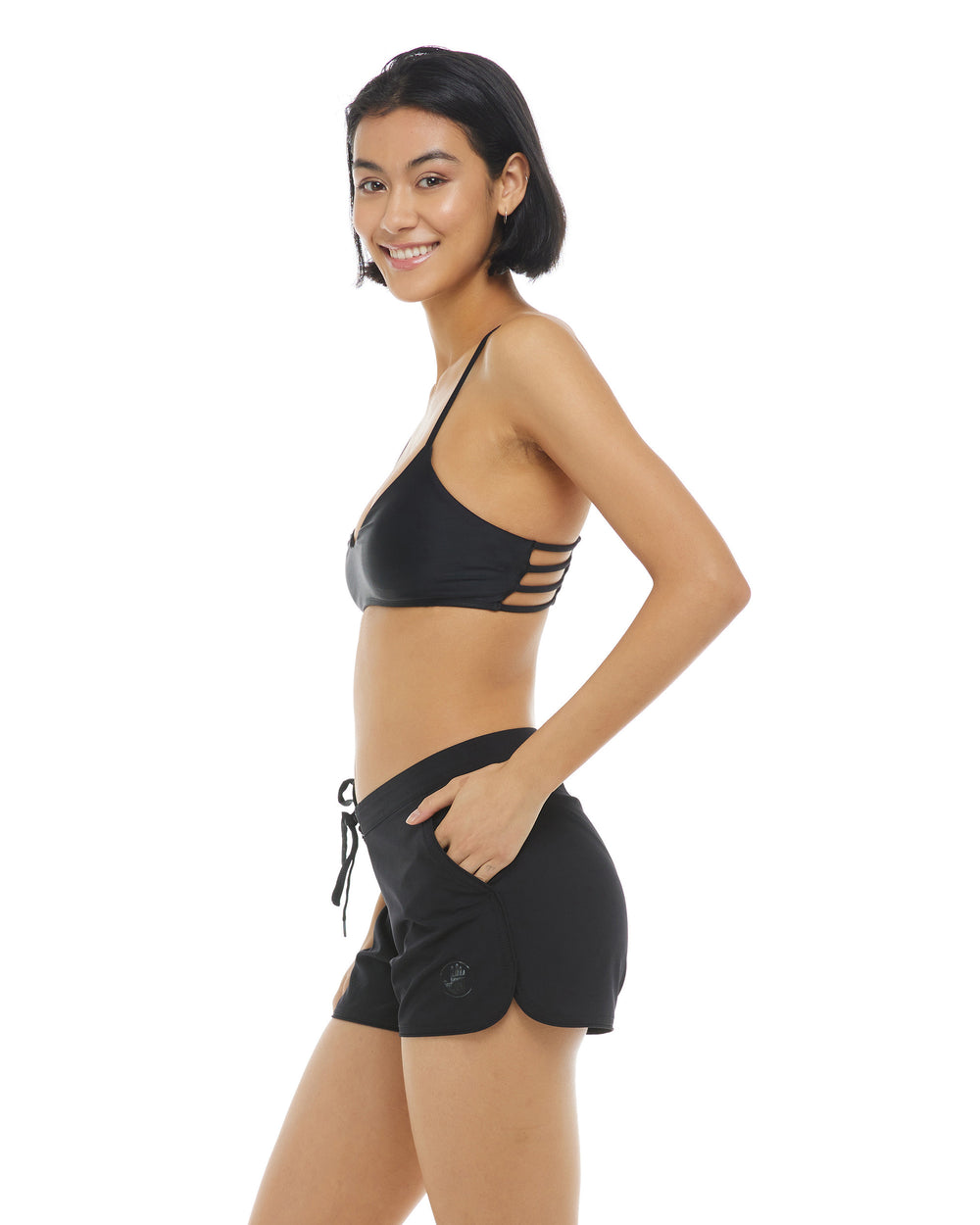 Smoothies Blacks Beach Vapor Boardshort - Black