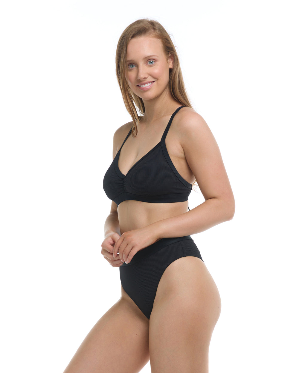 Ibiza Drew D-F Cup Bikini Top - Black