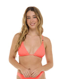 Image of Ibiza Ashlyn Triangle Slider Bikini Top - Sunkissed