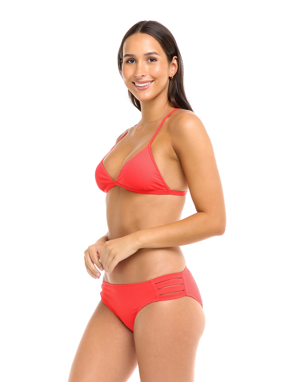 Ibiza Evelyn Fixed Triangle Bikini Top - Snapdragon