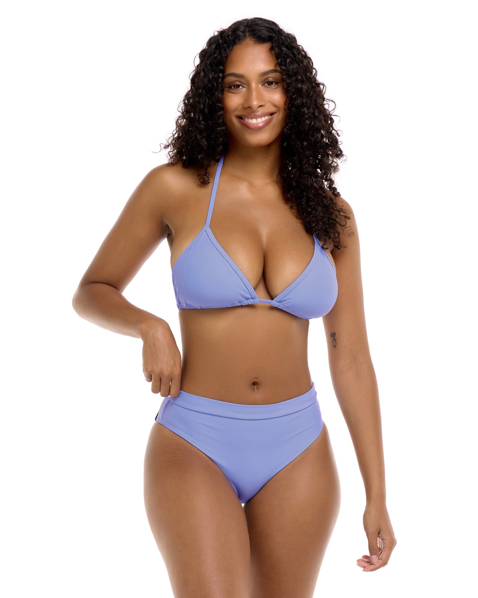 Smoothies Dita D-Cup Bikini Top - Periwinkle