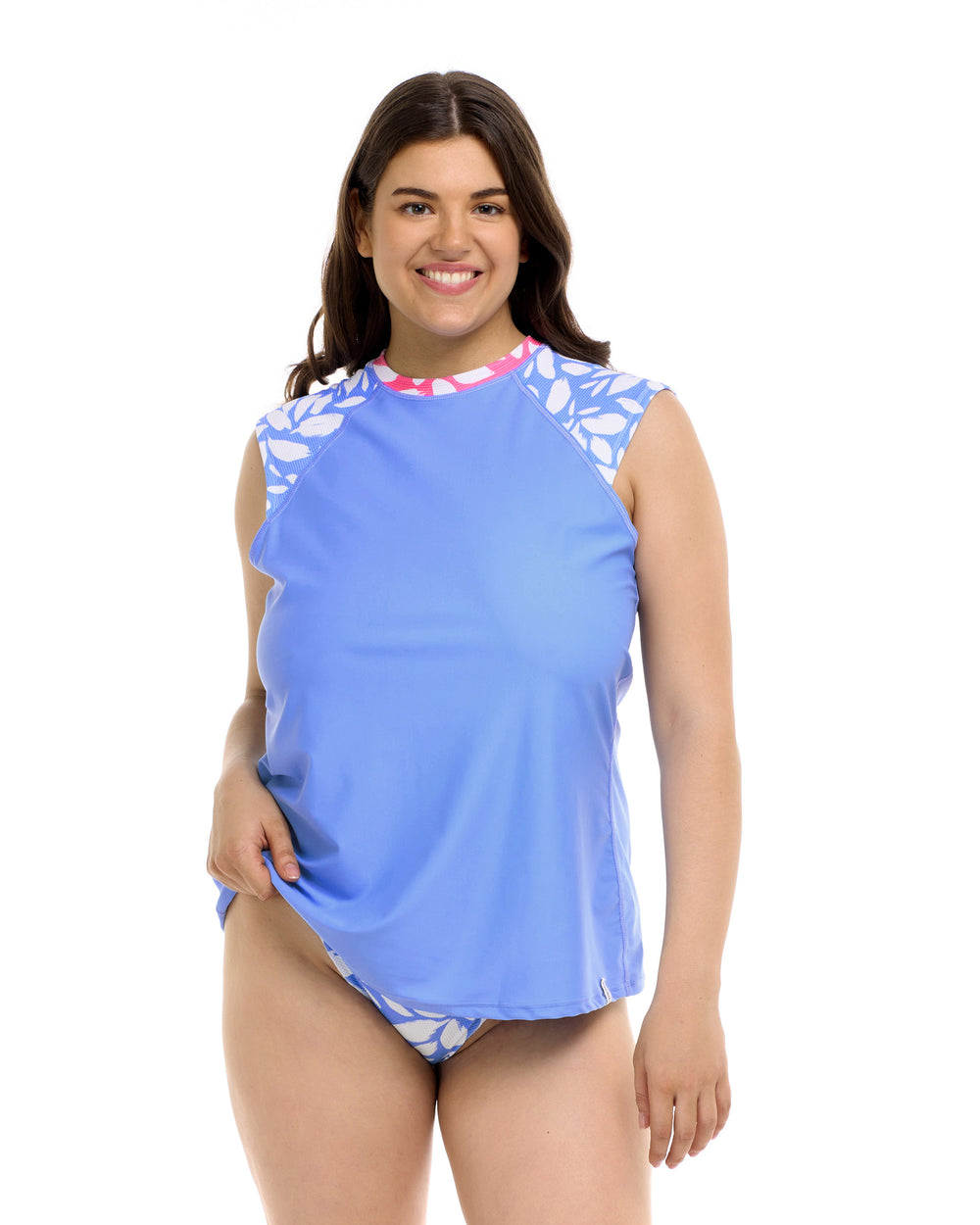 Petals Exhale Rashguard - Periwinkle