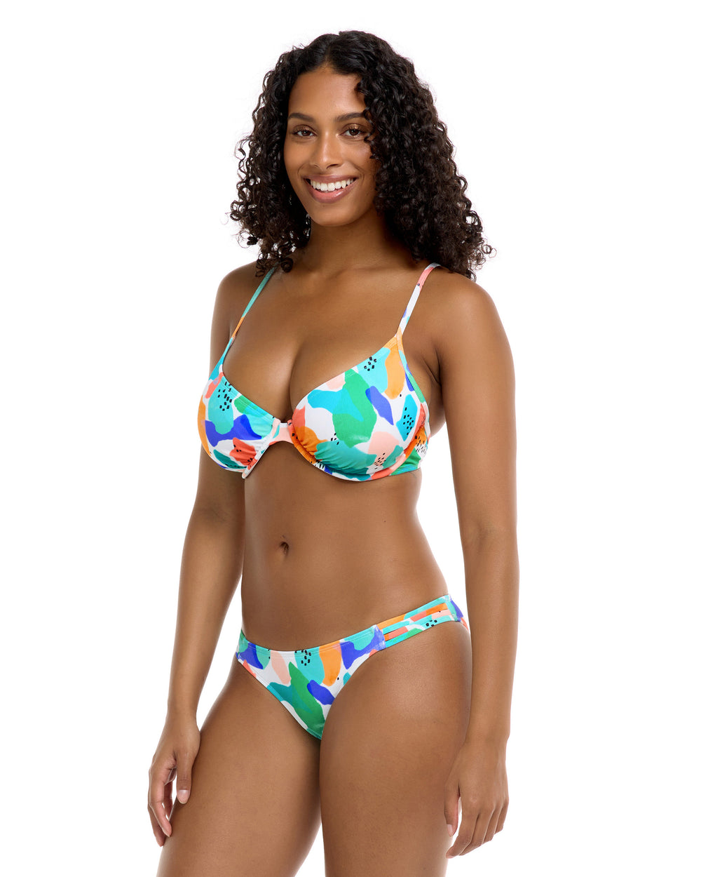 Untamed Solo D-F Cup Bikini Top - Multi