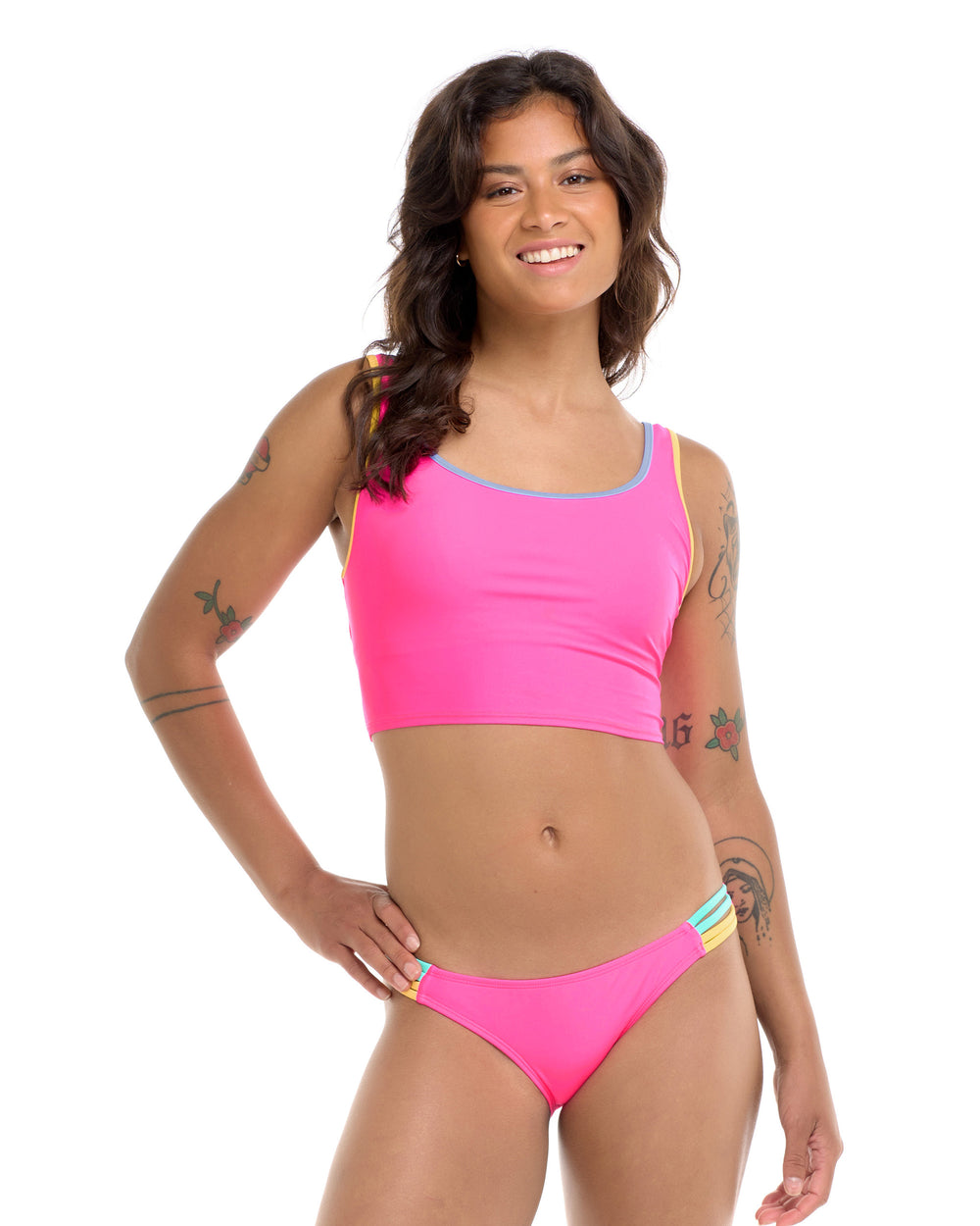 Vibration Azelie Crop Top - Bubble Gum