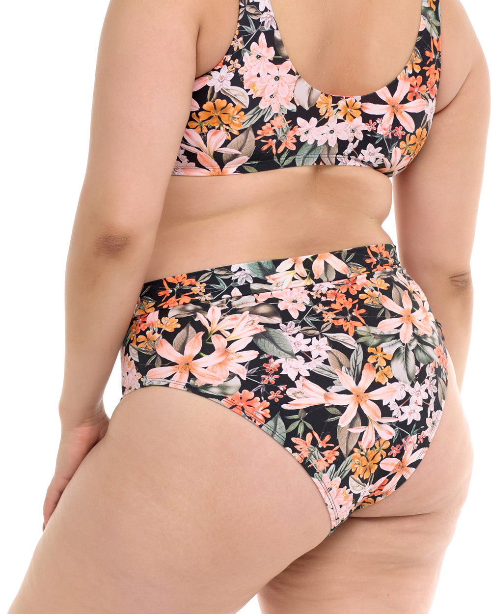 Matira Marlee High-Waist Bikini Bottom - Black