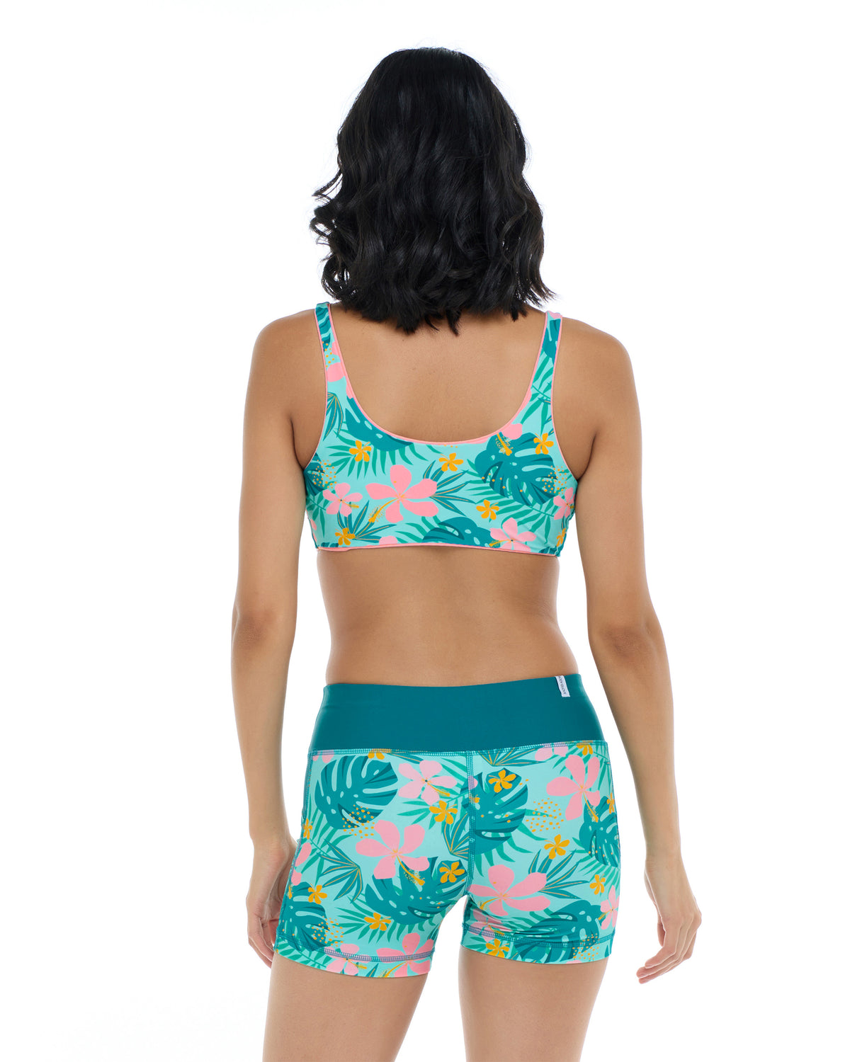 Flor Nove Lolah Reversible Scoop Bikini Top - Flor Nove / Sea Mist