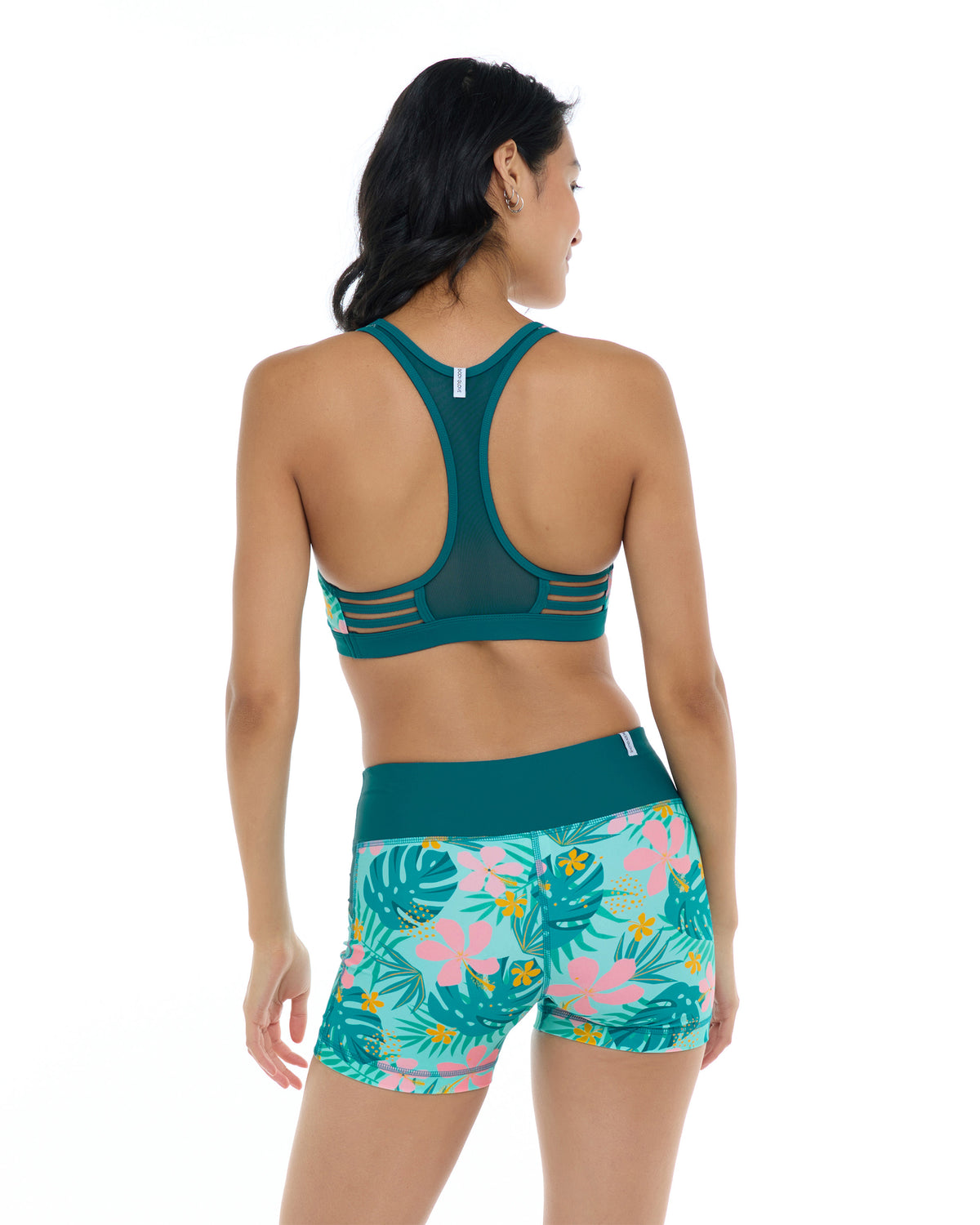 Flor Nove Equalizer Sports Bra - Flor Nove / Sea Mist