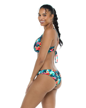 Colola Eclipse Surf Rider Bikini Bottom - Colola / Black