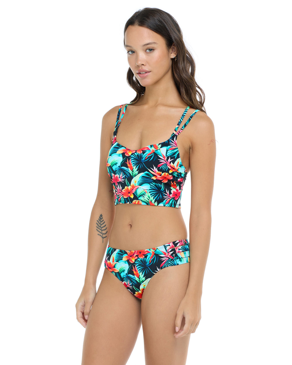 Colola Mel Crop Top - Colola / Black