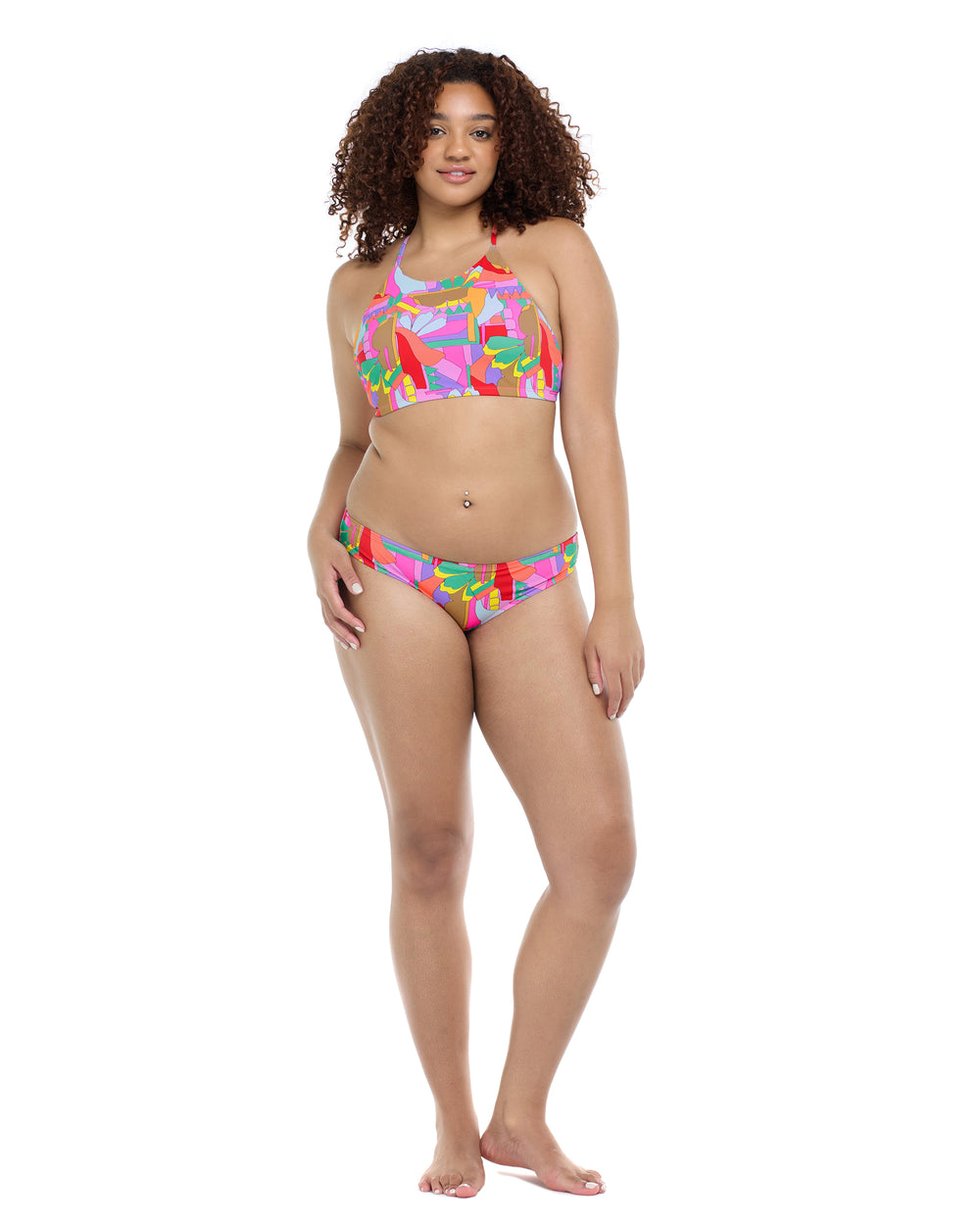 Artistry Alesha High Neck Bikini Top - Artistry / Multi