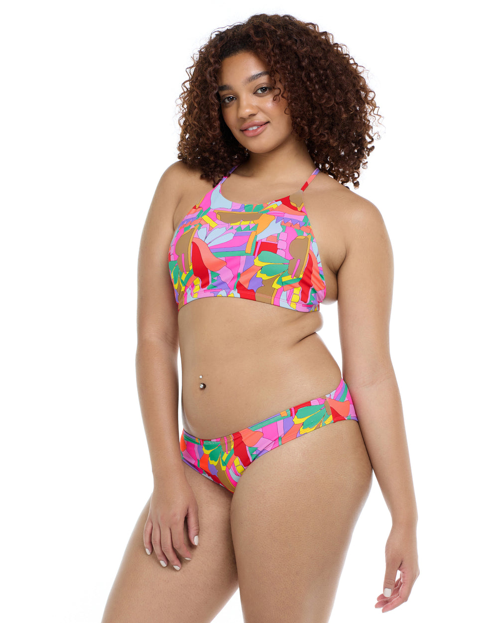 Artistry Alesha High Neck Bikini Top - Artistry / Multi