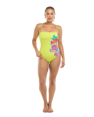 Romy Mimi One-Piece Swimsuit - Key Lime