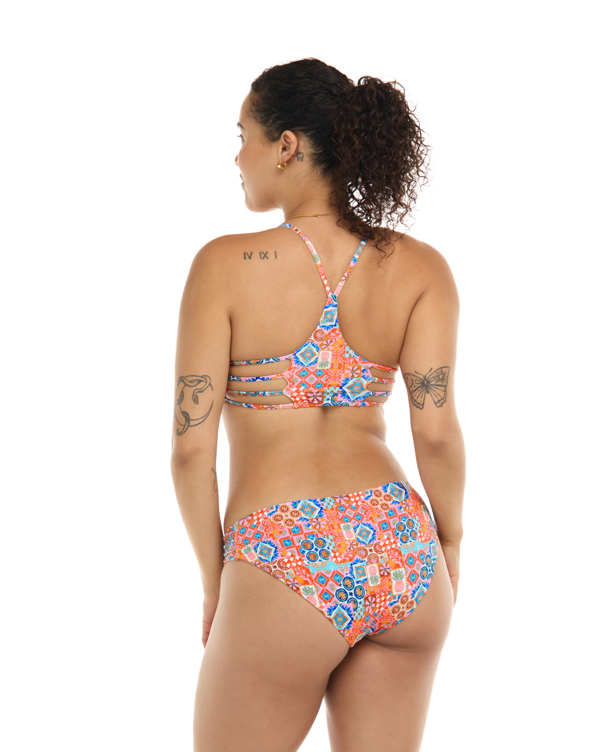 Festive Ruby Swim Bottom - Apricot