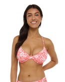 Image of Blooms Solo D-F Cup Bikini Top - Sunkissed