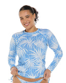 Image of Breezy Palms Sleek Rashguard - Paradise