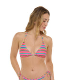 Image of Shimmer Dita Triangle Bikini Top - Multi