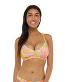 Image of Sol Amarelo Drew D-F Cup Swim Top - Coral
