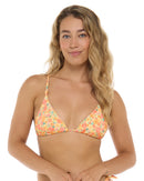 Image of Felicity Ashlyn Triangle Slider Bikini Top - Carambola