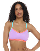 Image of Line Up Drew D-F Cup Bikini Top - Lavender