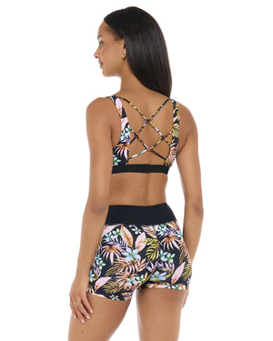 Mystic Cross-Over Speedy Short - Black