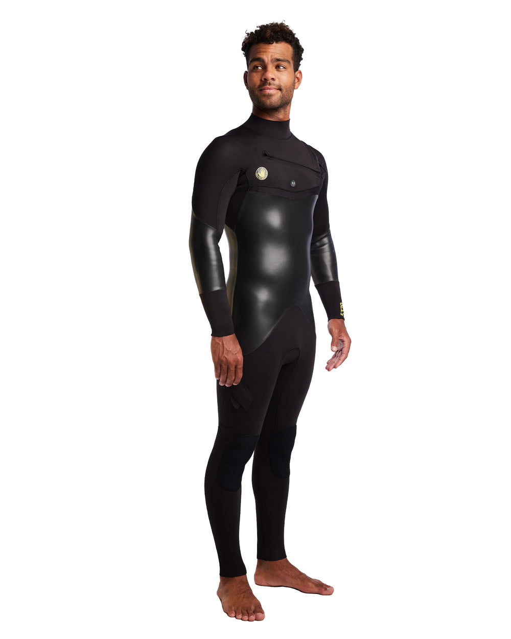 Men's 5370 4/3mm Chest Zip Fullsuit - Black