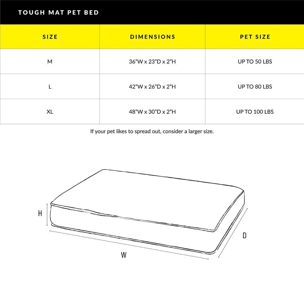 Sun & Sand Tough Mat - Tropical Black