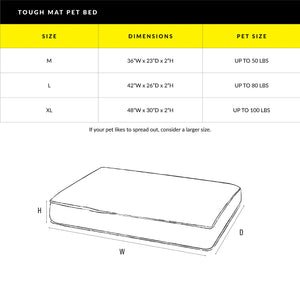 Sun & Sand Tough Mat - Tropical Black