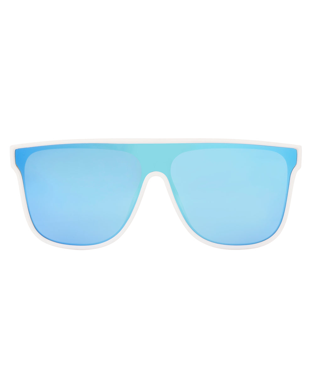 Toby Shield Sunglasses - White