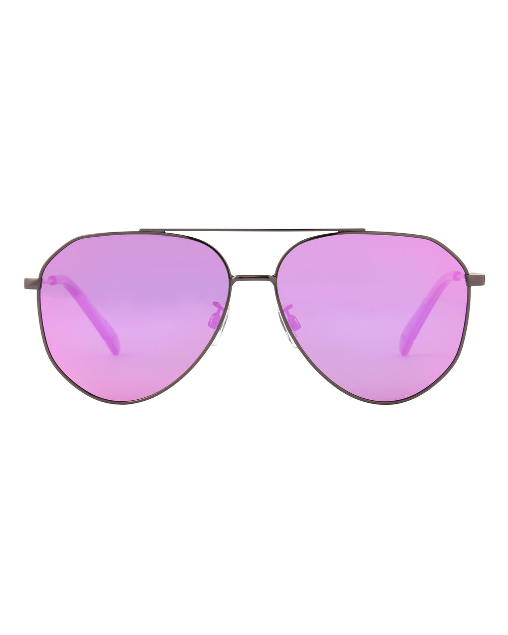 Women's Poppy Aviator Sunglasses - Gunmetal