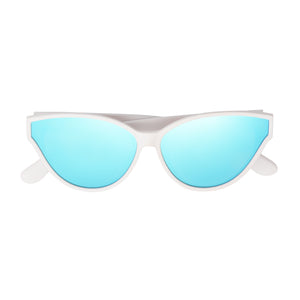 Lana Polarized Cat Eye Sunglasses - White