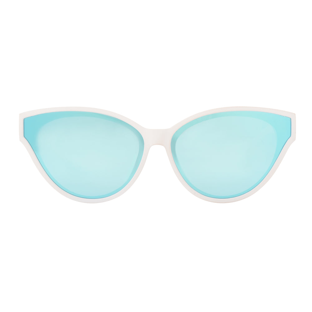 Lana Polarized Cat Eye Sunglasses - White