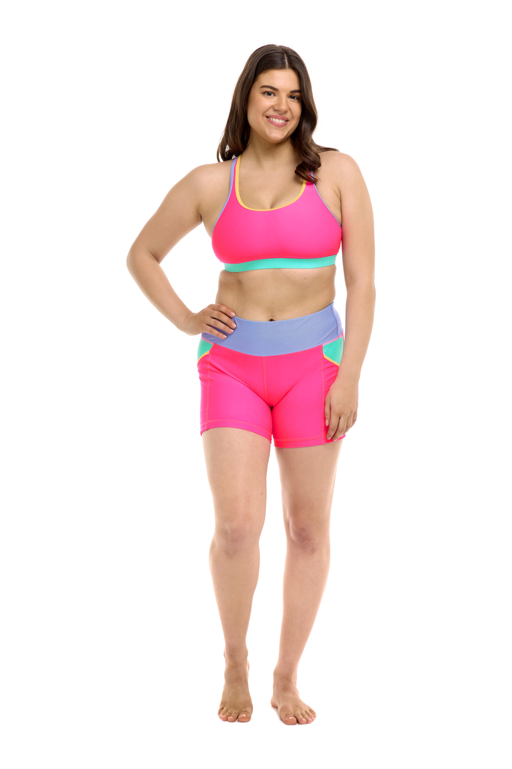 Vibration Equalizer Sports Bra - Bubble Gum