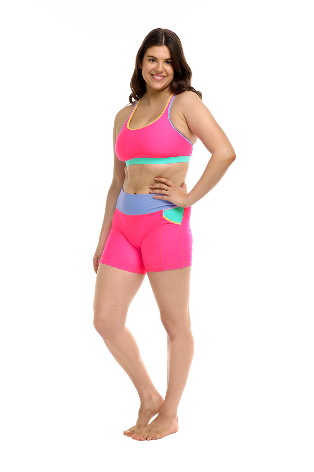 Vibration Equalizer Sports Bra - Bubble Gum
