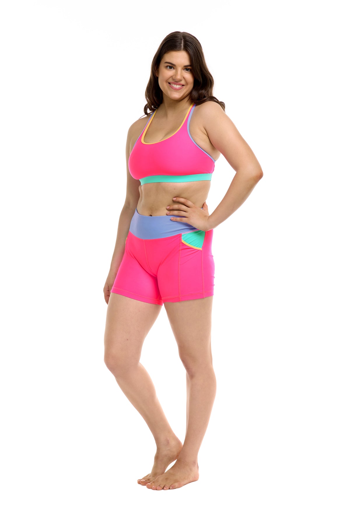 Vibration Equalizer Sports Bra - Bubble Gum