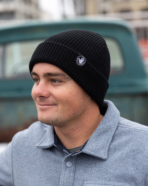 Men's Patrol Acrylic Beanie - Black