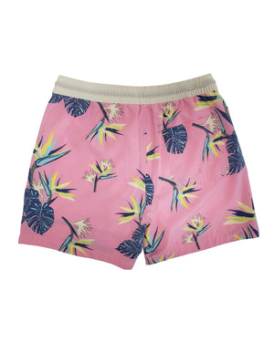 Men's Birds of Paradise Swim Trunk - Pink
