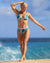 Flor Nove Marlee Reversible High-Waist Bikini Bottom - Flor Nove / Sea Mist
