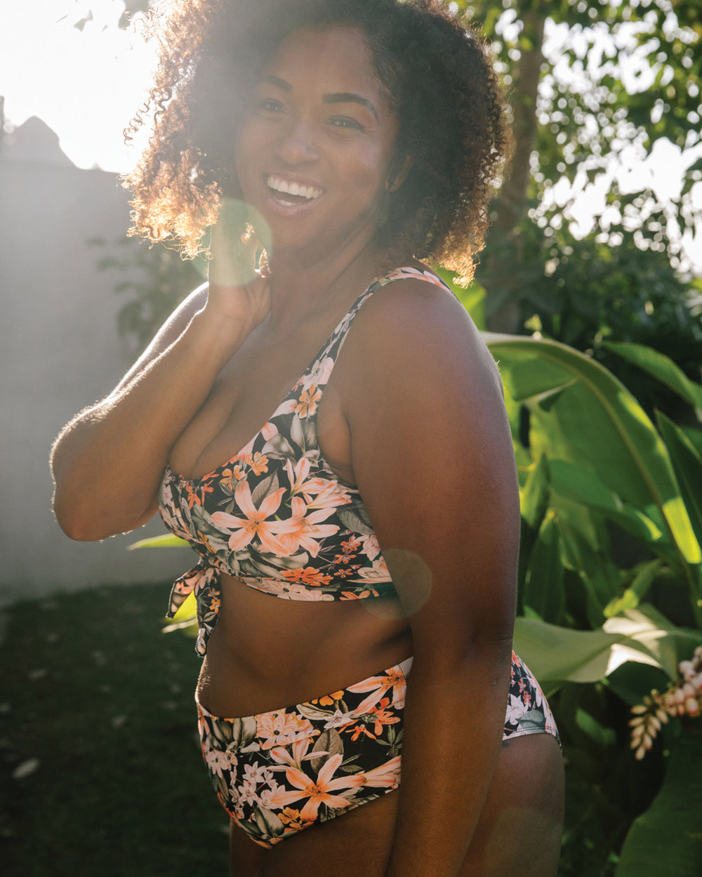 Matira Kate Plus Size Scoup Top - Black