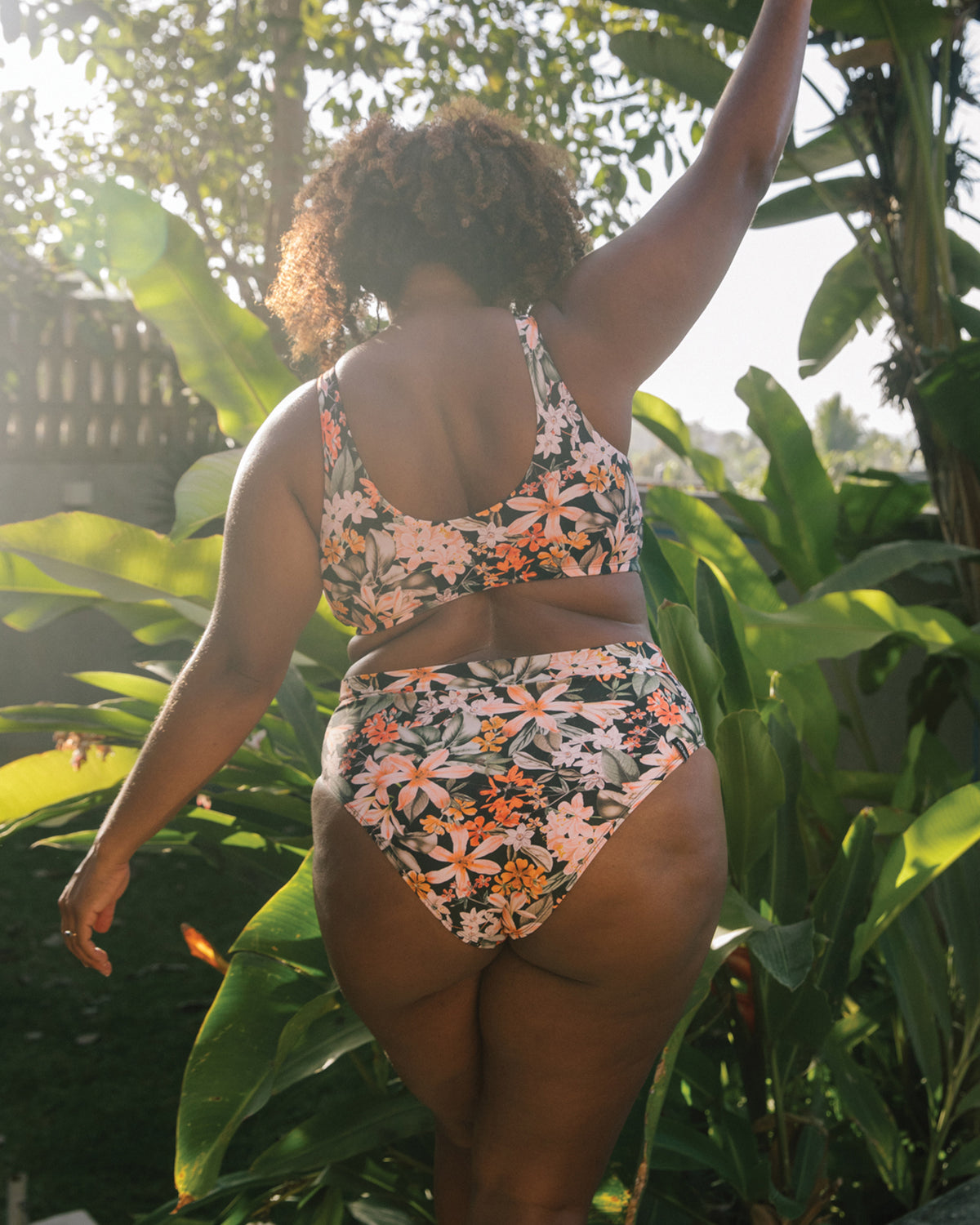 Matira Marlee High-Waist Bikini Bottom - Black