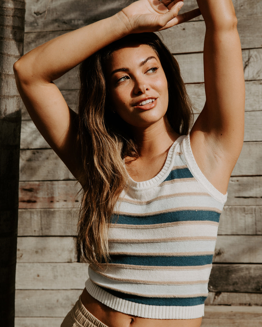 Stripes on Stripes Sweater Tank - Multi