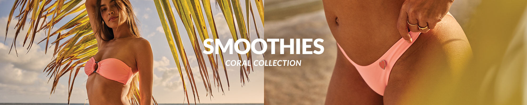 Women's Swimwear: Smoothies Coral Collection