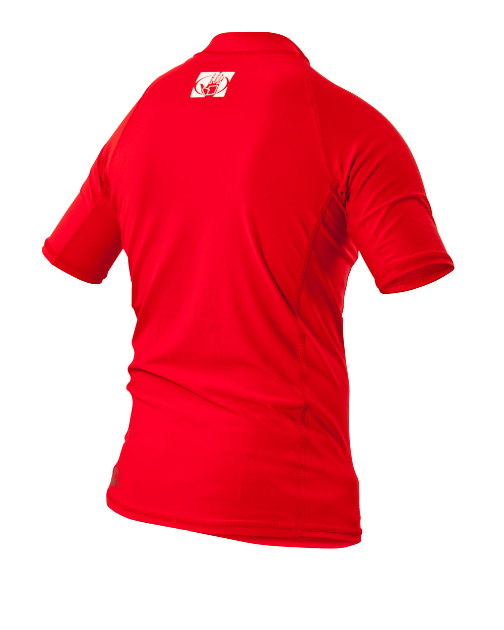 Basic Junior Short-Sleeve Lycra Rash Guard - Red