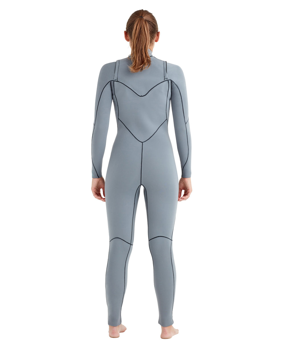 Women's Topaz 4/3mm Chest-Zip Fullsuit - Grey