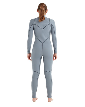 Women's Topaz 4/3mm Chest-Zip Fullsuit - Grey