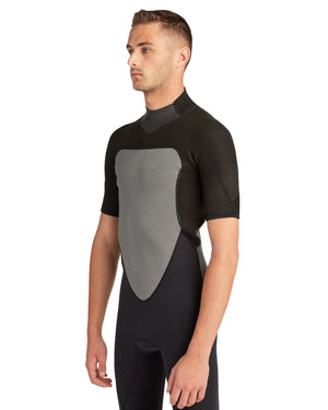 Phoenix 2/2mm Back Zip Short Sleeve Full Wetsuit - Black