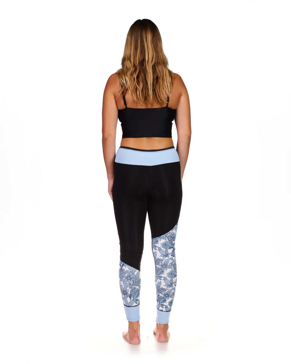 Stellar 2mm Capri Pant - Blue/Black Print