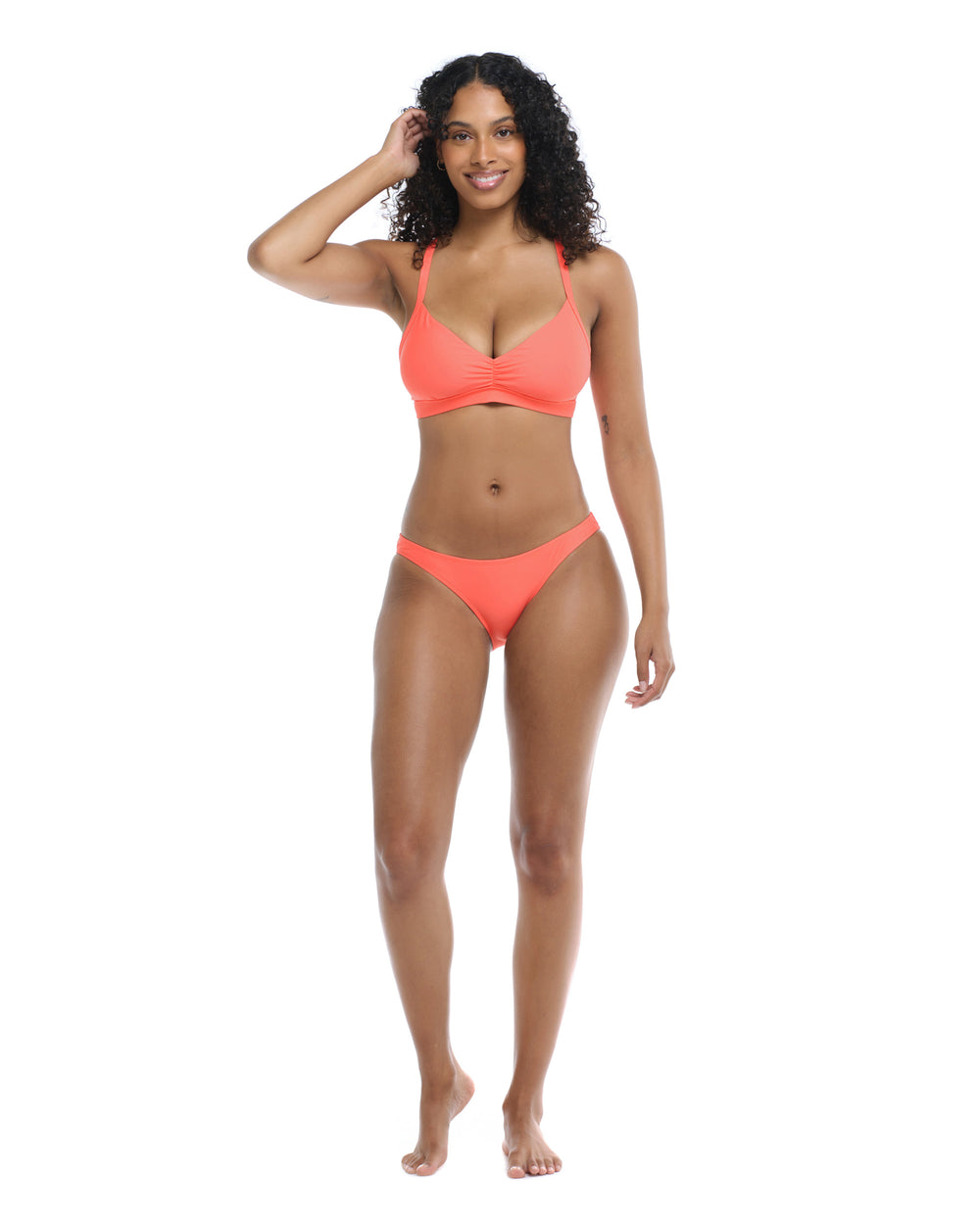 Smoothies Drew D-F Cup Swim Top - Sunset