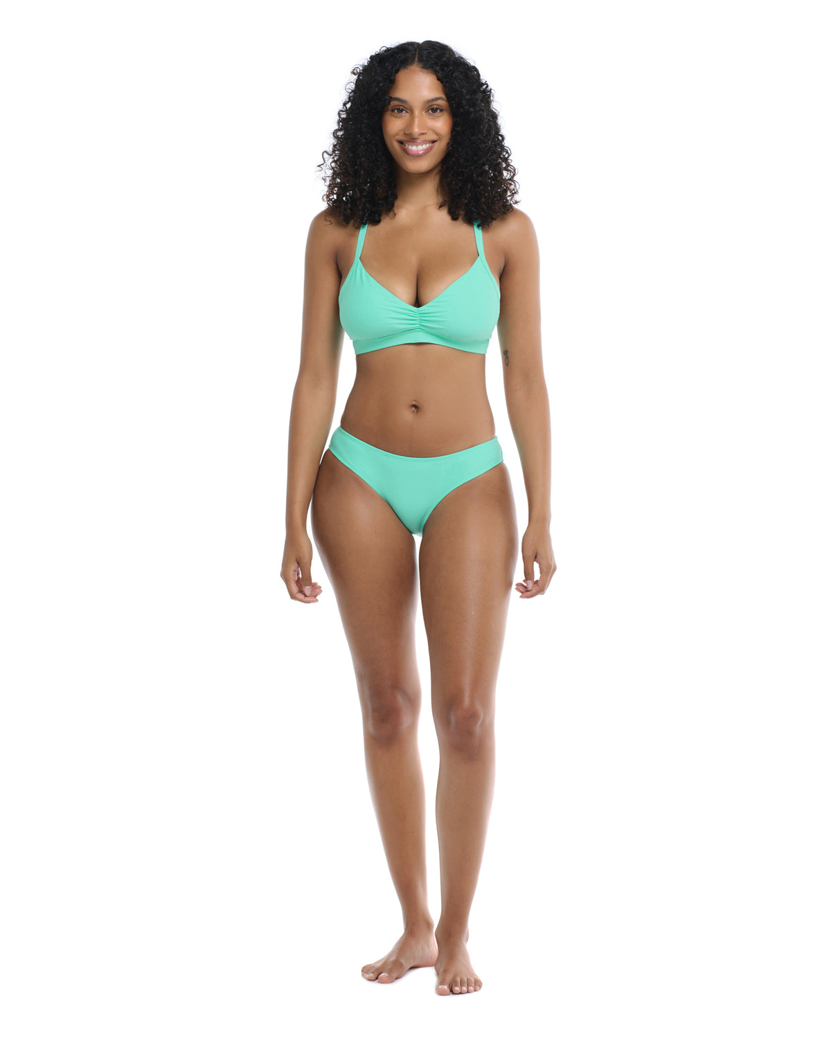 Smoothies Drew D-F Cup Swim Top - Sea Mist