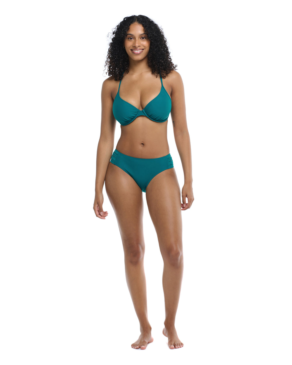 Smoothies Solo D-F Cup Bikini Top - Kingfisher