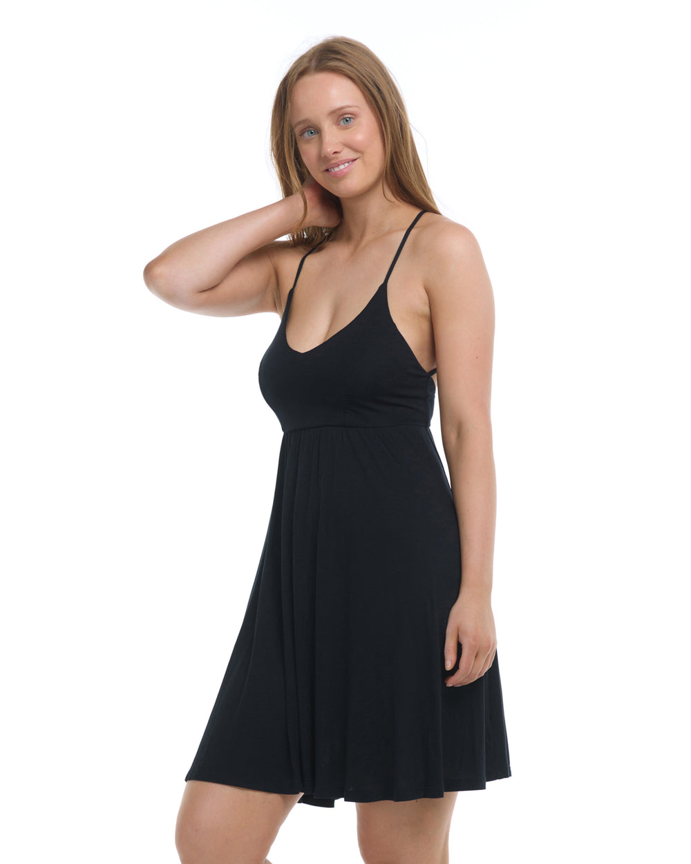 Ivy Cover-Up Dress - Black